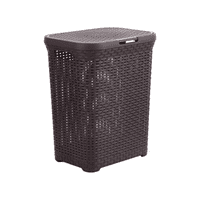 Importclick - Canasta Cesto Ropa Hogar Ratán 60 L Marrón