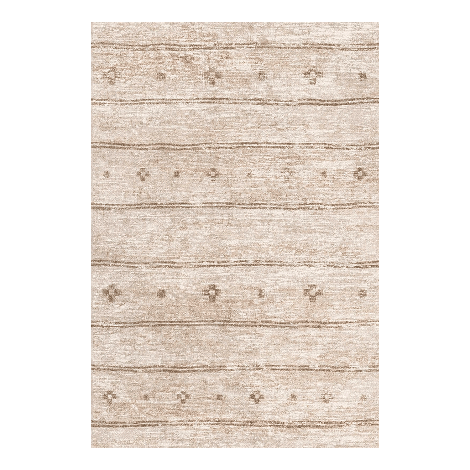 Bazhars - Alfombra 230x330 Cm Kendi Nor H0813 Beige D299