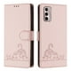 thumbnail image 1 of Funda tipo cartera FOXDOCK para Motorola MOTO G Stylus 2022 4G con soporte, ranuras, RFID, diseño de gato, 1 of 5
