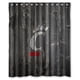 thumbnail image 1 of Cortina de ducha de los Cincinnati Bearcats, juego de cortina de baño con ganchos, tamaño 60 x 72 pulgadas, 1 of 3