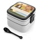 thumbnail image 1 of Orgullo y Prejuicio Fiambrera de Doble Capa, Contenedor de Almuerzo Portátil Apilable, Almacenamiento de Alimentos Hermético a Prueba de Fugas, 1000ml, 1 of 6
