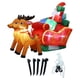thumbnail image 1 of Papá Noel Hinchable Grande En Trineo Navideño, Ideal Para Fiestas Y Regalos Navideños En El Jardín (1,8 M)., 1 of 5