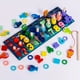 thumbnail image 3 of Wooden Multifunctional Children's Puzzle Toys, Early Education And Intelligence Development Teaching Aids For Infants And Toddlers, With Number Boards, 3 of 3