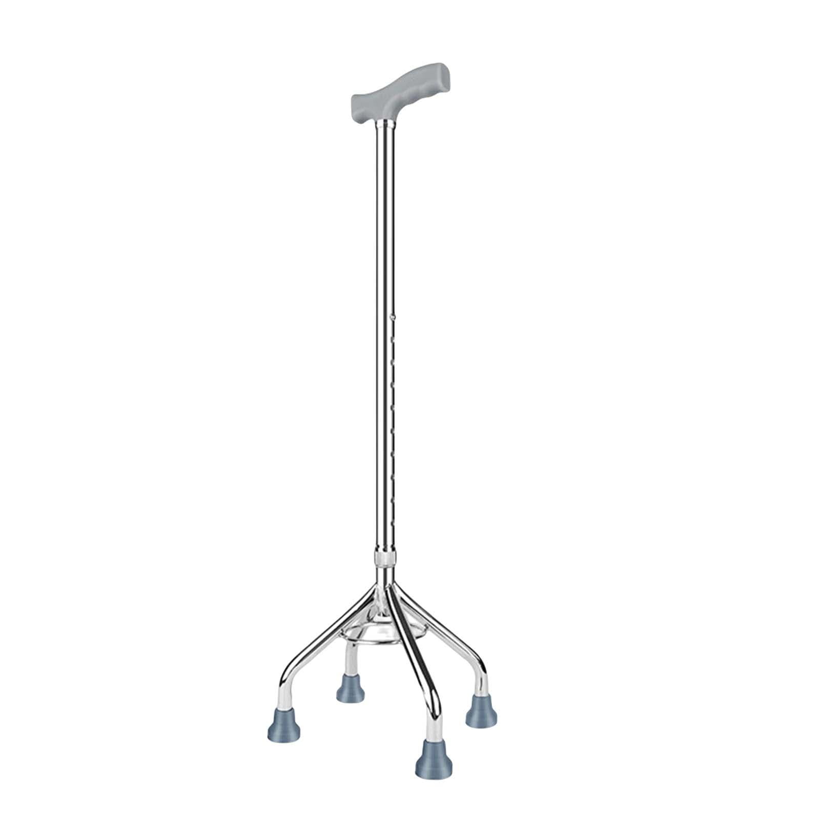 Magideal - Bastones Accesorios De Aleación De Aluminio De Acero Inoxidable, Duradero, Telescópico, Muleta Retráctil Bastón Para Caminar Personas Mayores Personas Elevado 4 Pies