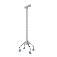 Magideal - Bastones Accesorios De Aleación De Aluminio De Acero Inoxidable, Duradero, Telescópico, Muleta Retráctil Bastón Para Caminar Personas Mayores Personas Elevado 4 Pies