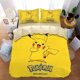 thumbnail image 1 of Pokemon Pikachu Bedding Sets Cartoon Car Duvet Cover Girls Boys Single Twin For Bed Beautiful Holiday Gifts Bed Sheets, 1 of 5