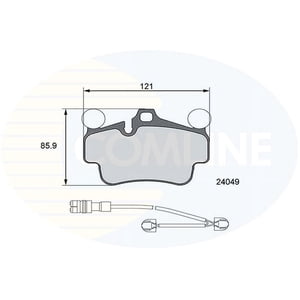 Pastillas Freno Para Auto Comline Cbp26127