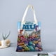 thumbnail image 2 of Monsters University Bolso de tela con estampado de lienzo para mujer, bolsa de compras reutilizable y estética, con cremallera interior, regalo para mujer,40*40cm., 2 of 6