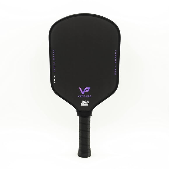 Pickleball Paddle Vatic Pro Prism Flash de fibra de carbono de 16 mm
