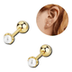 thumbnail image 1 of Aros 18 Kilates (18k) Para Bebe Atornillados #10, 1 of 3