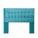 thumbnail image 1 of Respaldo Cama King Felpa Turquesa Alicante CP, 1 of 2