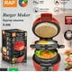 thumbnail image 4 of Mini Maquina Para Preparar Hamburguesas 600W rojo, 4 of 4
