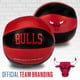 thumbnail image 4 of Balones de baloncesto de juguete Franklin Sports NBA Chicago Bulls de 4 pulgadas, paquete de 2, 4 of 8