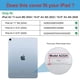 thumbnail image 2 of Smart Case ProCase para iPad Air 11 pulgadas M2 2024 negra, 2 of 9