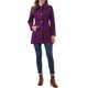 thumbnail image 2 of INSPIRE CHIC Abrigo de Invierno para Mujer con Cuello Abatible y Botonadura Simple con Bolsillos XL Púrpura, 2 of 8
