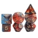 thumbnail image 3 of 7x Dados Poliédricos Juego De Fiesta Juego De Dados Para Juego De Mesa DND Estrella Rojo Oscuro, 3 of 5
