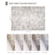 thumbnail image 2 of Alfombra lavable Art&Tuft, 244 x 305 cm, antideslizante, marrón y gris, 2 of 9