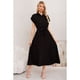thumbnail image 2 of Maxi Vestido Largo Mujer Tela Tipo Jeans Con Mangas Premium 3373, 2 of 3