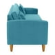 thumbnail image 5 of Sofa New Retro 3CG Felpa 04 Turquesa, 5 of 6