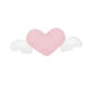 thumbnail image 2 of Cojín Lindo De La Almohada De La Felpa En Forma De Corazón De La Almohada Del Coche Para La Almohada Lumbar Del Sofá De Los Coches De Conducción, 2 of 3