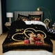 thumbnail image 1 of v2123 Bed Sheets Love Heart Valentine's Day Red Rose Flower Bedding Set Duvet Cover Comforter Bed Linen for Couple Twin Queen King Size Decor 3-Piece Bedding Set (1 Duvet Cover + 2 Pillow Shams) Bed S, 1 of 5