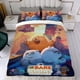 thumbnail image 4 of We Bare Bears Conjunto de sábanas temático, trío de piezas, cómodo y amigable con la piel, diseño único, regalo de decoración para el hogar para familiares, amigos y fans,173X218cm, 4 of 6