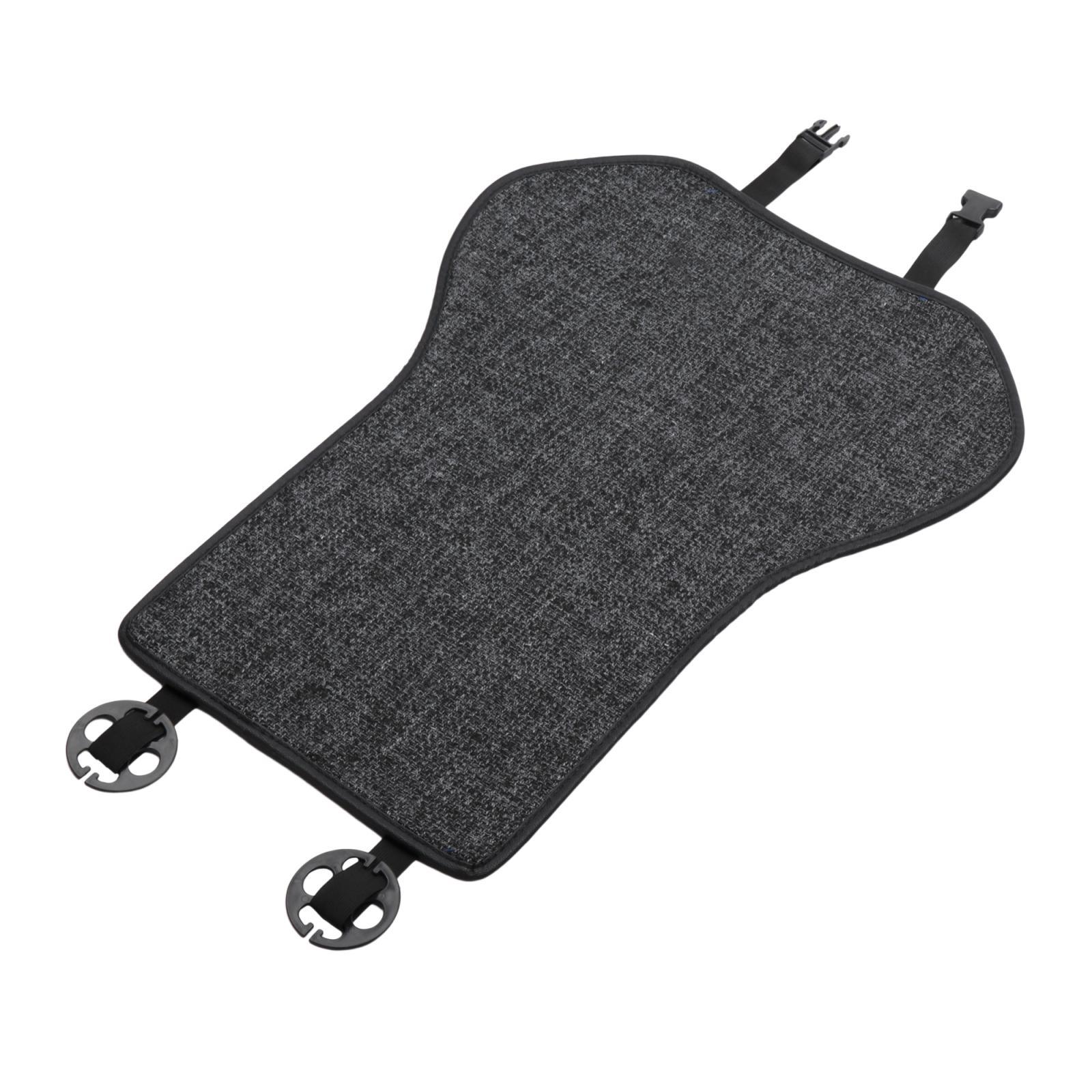 Ioensy - Funda Protectora De Asiento De Coche Para Byd Atto 3 Yuan Plus Antideslizante Gris Respaldo Delantero