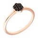 thumbnail image 4 of Anillo Sole du Soleil Narciso 18k Oro Apilable, 14 CZ, 4 of 10