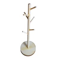 Magideal - Perchero En Miniatura Para 1:6, Modelo De Escena Diy, Accesorios De Decoración Para En Miniatura Para Decoración Para Color De La Madera