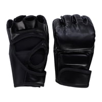 Ioensy - Guantes De Boxeo Equipo De Protección Manoplas De Medio Dedo Para Karate Fitness Muay Thai Color