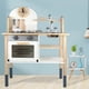 thumbnail image 1 of Juguete Cocina De Madera Con Accesorios Ollas Msn20008 Blanco, 1 of 5