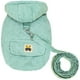 thumbnail image 1 of Suéteres para perros pequeños, sudaderas de forro polar para gatos, suéteres cálidos para cachorros de primavera e invierno, suéteres para mascotas (verde), 1 of 7