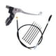 thumbnail image 5 of Cable de embrague de palanca de embrague de manillar de 7/8 pulgadas con piezas de embrague de ajuste fácil instalación con carcasa para motocicletas Cabeza amarilla, 5 of 5