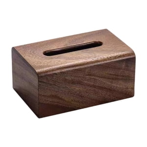 Magideal - Caja De Pañuelos, Caja Para Pañuelos De Papel, Soporte Para Pañuelos Faciales De Madera, Caja De Papel De Seda Rectangular Para Encimera, Baño, Adorno 16X12X85 Cm