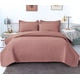 thumbnail image 1 of Cubrecama Quilt Verano Diseño Cuadrille 2 Plazas Rosa, 1 of 3