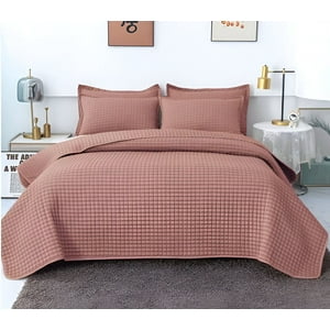Imac Hogar - Cubrecama De Lujo Quilt Verano Plaza Y Media Rosa