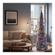 thumbnail image 1 of Árbol De Pascua Plegable Premium Nevado 2.10 Con Estrella y Luces LED Navidad 2025, 1 of 7