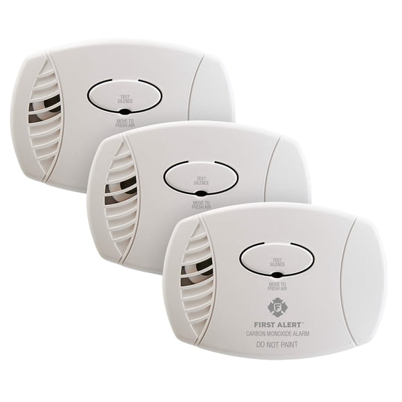 Detector De Monóxido De Carbono Co600 Plug in Paquete De 3