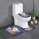 thumbnail image 1 of Juego de Alfombras de Baño Jabberjaw Terciopelo Coral 3 Piezas, 1 of 6