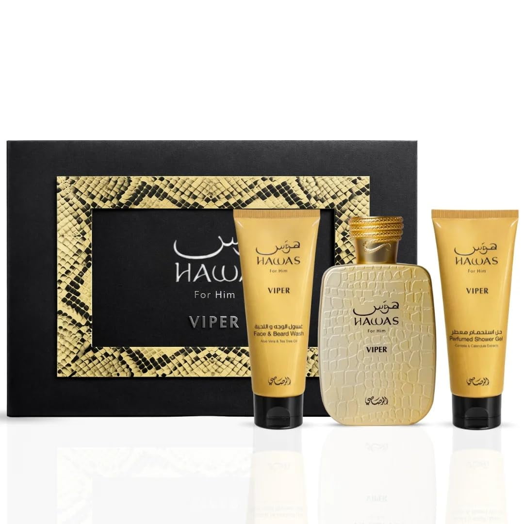 Set De Perfume De Regalo Rasasi Hawas Viper Eau De Parfum 100 Ml Para Hombre