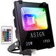 thumbnail image 1 of Reflector LED ASIGN RGB 20 W IP65 con control remoto, 1 of 3