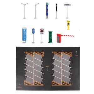 Bothyi - 1:64 Gran Modelo De Alfombra De Estacionamiento Coche Fundido A Presión Garaje Modelos De Automóviles En Miniatura Estilo De Exhibición E