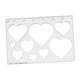 thumbnail image 3 of Plantilla De Fresadora Para Carpintería Multiusos De 1/4" De Grosor, Plantilla De Incrustación De Carpintero, Corazón 9 En 1, 3 of 5