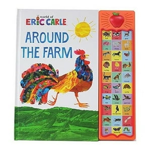 Pi Kids - Libro Inglés Eric Carle Around The Farm Sonidos Hardcover