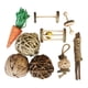 thumbnail image 3 of Juguete Para Masticar Hámster De Madera, Hámster, Conejo, Conejillo De Indias, Juego De Accesorios De Juguete J, 3 of 5