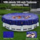 thumbnail image 5 of Cobertor para Piscina ZHSX Redondo Azul de Malla para Invierno 4.5 m, 5 of 7