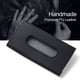 thumbnail image 2 of Porta pañuelos para coche, [versión mejorada] Porta pañuelos colgante para coche, porta pañuelos de piel sintética de primera calidad, universal, fácil de usar (negro), 2 of 7