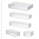 thumbnail image 1 of Organizador De Maquillaje, Cesta De Almacenamiento De Escritorio Acrílica Para Encimera De Tocador, 5 Piezas, 1 of 5