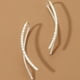 thumbnail image 4 of Minimalist Ear Climber Earrings Long Copper Climbers Crawler Bar Studs 1 Pair, 4 of 4