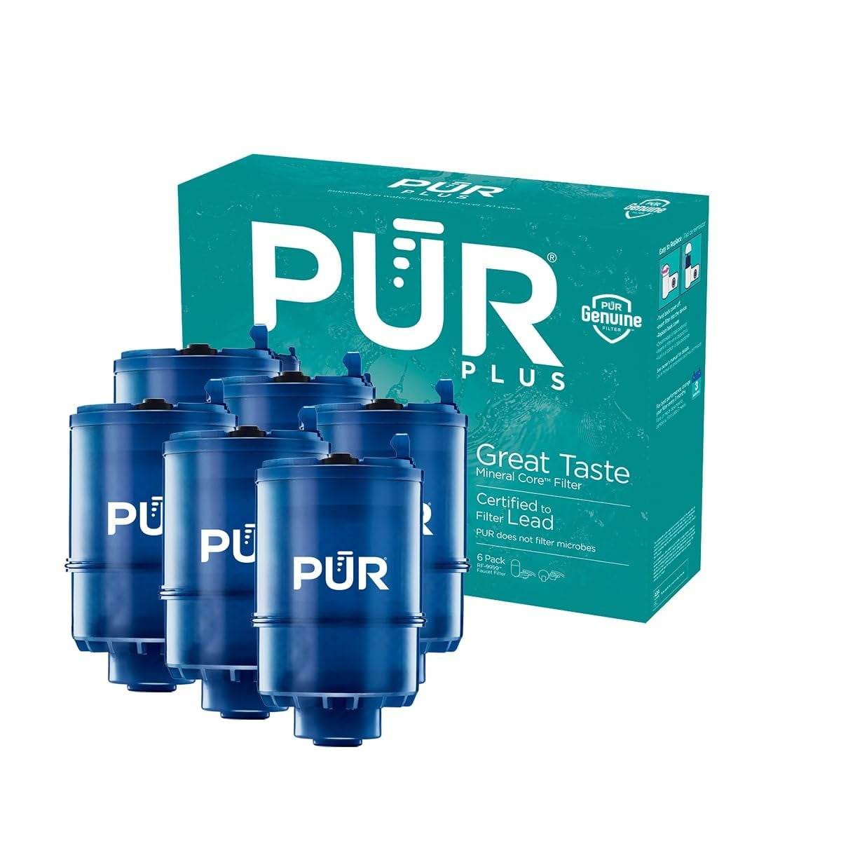 Filtro De Agua Pur Plus Mineral Core De Repuesto (paquete De 6)
